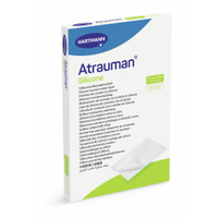 Atrauman Silicone Silikon-Wundkontaktschicht Wundauflage,  steril 4995621,  1 Packung = 10 Stück,  einzeln verpackt,  Maße: 7, 5 x 10 cm