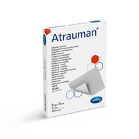 Atrauman wirkstofffreie Salbenkompresse,  steril 4995104,  1 Packung = 10 Stück,  einzeln verpackt,  Maße: 5 x 5 cm