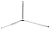 AVENARIUS Serie free living! Duschvorhangstangensystem 9004801010,  Maße: 100 x 100 cm,  kürzbar