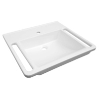 AVENARIUS Serie free living! Waschtisch,  600 mm,  eckig 9028063030,  ohne Überlauf