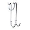 AVENARIUS Universal Halter für Duschabtrennung 9004590010,  Mit 2 Haken bis 10 mm Glasstärke
