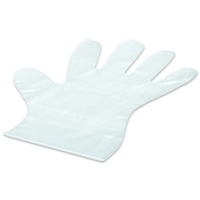B. Braun Manuplast PE-Einmalhandschuhe 6075010,  1 Packung = 100 Stück,  Größe 6-7,  klein