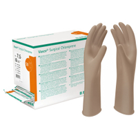 B. Braun Vasco Surgical Chloroprene Einmalhandschuhe 6035736,  1 Packung = 50 Paar,  Größe: 7