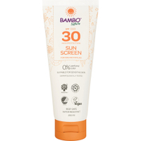 Bambo Nature Sonnencreme LSF 30,  23 % Lipide 1 Karton = 6 Tuben à 200 ml