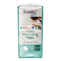 Bambo Nature Wickelunterlage,  60 x 60 cm 1 Packung = 10 Stück