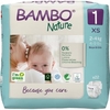 Bambo Windeln Nature Größe 1,  2 - 4 kg,  1 Packung = 22 Windeln