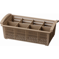 Bartscher Besteckköcher,  8 Fächer 5305,  Maße: 500 x 500 x 100 mm