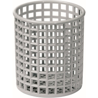 Bartscher Besteckköcher für Spülmaschinen,  grau 110318,  Maße: 107 x 107 x 119 mm