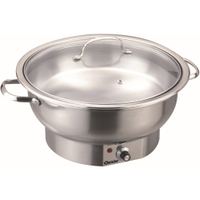 Bartscher Chafing Dish Speisenwärmer,  rund,  3, 8 Liter 500835,  Maße: 405 x 330 x 220 mm