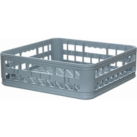 Bartscher Gläser Spülkorb,  grau 109325,  Maße: 400 x 400 x 135 mm