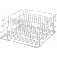 Bartscher Gläser Spülkorb,  weiß 109327,  Maße: 400 x 400 x 185 mm