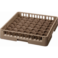 Bartscher Gläserkorb,  49 Fächer,  braun 5349,  Maße: 500 x 500 x 100 mm