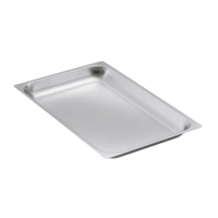 Bartscher GN 2/1-Blech A101181,  Abmessung: 650 x 530 x 20 mm