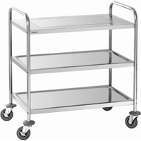 Bartscher IKTS 35 Induktions-Servierwagen 105841,  Maße: 920 x 600 x 940 mm,  3 Borde