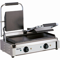 Bartscher Kontaktgrill mit zwei Grilleinheiten A150672,  Grillfläche: glatt
