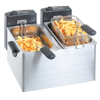 Bartscher MINI III Fritteuse A165112,  Volumen: 2 x 2 Liter,  400 x 400 x 280 mm
