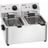 Bartscher SNACK II Doppel- Fritteuse A162412E,  Volumen: 2 x 4 Liter,  400 x 435 x 315 mm