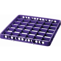 Bartscher Spülkorbteiler 5360,  Abmessung: 500 x 500 x 45 mm,  36 Fächer,  lila