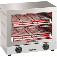 Bartscher Toast- /Überbackgerät A151600,  Maße: 440 x 260 x 400 mm,  doppelt