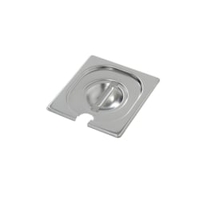 Bartscher Top Line GN-Deckel mit Löffelaussparung A120656,  für GN 1/6 Behälter
