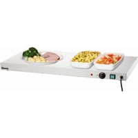 Bartscher WP450 Warmhalteplatte 114361,  Maße: 450 x 900 x 64 mm