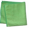 BASIC-LINE Microfasertuch ABL3838GR,  1 Packung = 10 Stück,  38 x 38 cm,  grün