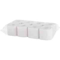 Basic Toilettenpapier,  2-lagig 1 Packung = 8 Rollen à 250 Blatt