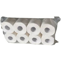 Basic Toilettenpapier,  2-lagig 1 Paket = 8 Packungen à 8 Rollen = 64 Rollen