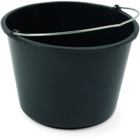 Baueimer,  schwarz 00737320,  Fassungsvermögen: 20 Liter