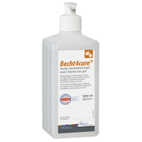 Becht4care Alkoholisches Händedesinfektiongel 525.1,  1000 ml - Flasche