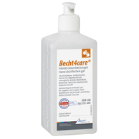 Becht4care Alkoholisches Händedesinfektiongel 525.500,  500 ml - Flasche