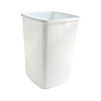 Bekaform Papierkorb,  12 Liter,  weiß 10334702,  Farbe: weiß,  Volumen: 12 Liter