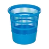 Bekaform Papierkorb durchbrochen,  Ø 30 cm 10334024,  Farbe: blau