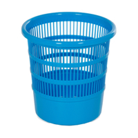 Bekaform Papierkorb durchbrochen,  Ø 30 cm 10334024,  Farbe: blau