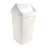 Bekaform Schwingdeckeleimer,  9 Liter 10137402,  Farbe: weiß