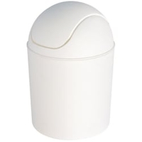 Bekaform Tischmülleimer,  1, 5 Liter 10138502,  Farbe: weiß,  Ø 14, 2,  Höhe: 22, 5