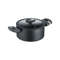 Berndes Kochtopf mit Deckel,  Aluminium,  2 Griffe 0015444502,  Durchmesser: 20 cm