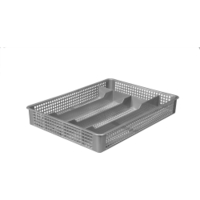 Besteckkasten 5-Fächer 10336050,  silber