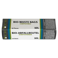 Bio4Pack Abfallbeutel 100% kompostierbar,  10 Liter 100102,  10 Stück pro Faltschachtel (Rolle)