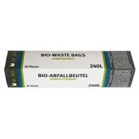 Bio4Pack Abfallbeutel 100% kompostierbar,  240 l 102400,  1 Karton = 15 Faltschachteln (Rollen) à 10 Stück