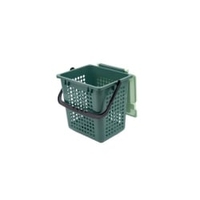 BIOMAT AirBox Bioabfalleimer mit Lochung,  10 Liter ABX-2L,  Maße (BxTxH): 26 x 19, 8 x 25, 6 cm