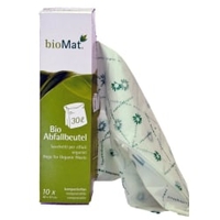 BIOMAT Bioabfallbeutel 30 Liter BS-30-10-NB,  1 Packung = 1 Rolle = 10 Abfallbeutel in Schachtel
