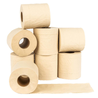 biomondi Bambus Toilettenpapier,  3-lagig 150250010000,  1 Karton = 8 Rollen à 200 Blatt
