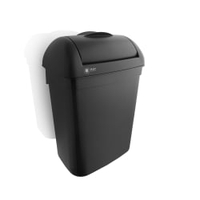 BlackSatino Damenhygienebox,  8 Liter 332170,  Farbe: schwarz