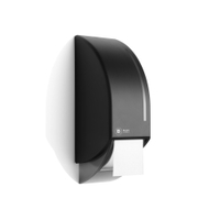 BlackSatino Toilettenpapierspender 331940,  für 2 Haushaltsrollen bis 400 Blatt