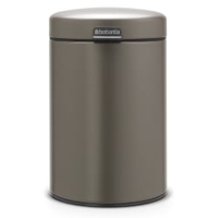 Brabantia Abfallbehälter NEWICON,  3 Liter 11 62 23,  Farbe: Platinum