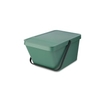Brabantia Abfallbehälter "Sort & Go",  20 Liter,  stapelbar 277740,  Farbe: Fir Green