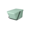Brabantia Abfallbehälter "Sort & Go",  20 Liter,  stapelbar 277764,  Farbe: Jade Green