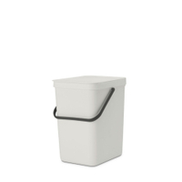 Brabantia Abfallbehälter Sort & Go,  25 Liter 214400,  Farbe: Light Grey