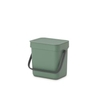 Brabantia Abfallbehälter "Sort & Go",  3 Liter 129865,  Farbe: Fir Green